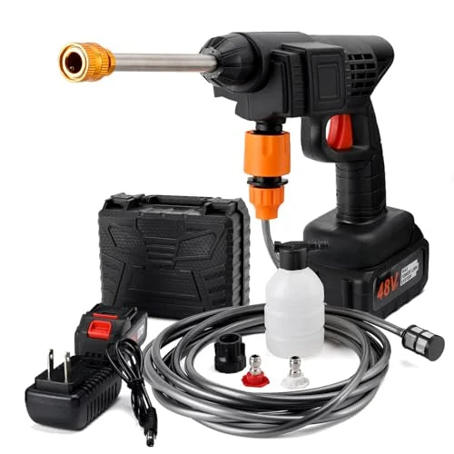 Hidro lavadora Portátil Inalámbrica 48V con Kit de Accesorios y Maletín