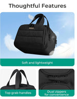 BAGSMART Neceser de Viaje de Gran Capacidad con Apertura Ancha y Compartimentos Organizadores