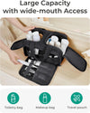 BAGSMART Neceser de Viaje de Gran Capacidad con Apertura Ancha y Compartimentos Organizadores