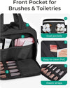 BAGSMART Neceser de Viaje de Gran Capacidad con Apertura Ancha y Compartimentos Organizadores