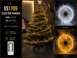 Luz De Hada Navideña 20m 600 Luces
