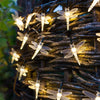 Luces de libélula para decoración navideña 5m