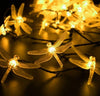 Luces de libélula para decoración navideña 5m